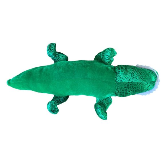 Peek A Boo Plush Stuffed Animal Doll Toy Green Alligator Crocodile 16.5 in Lengt - Picture 6 of 6